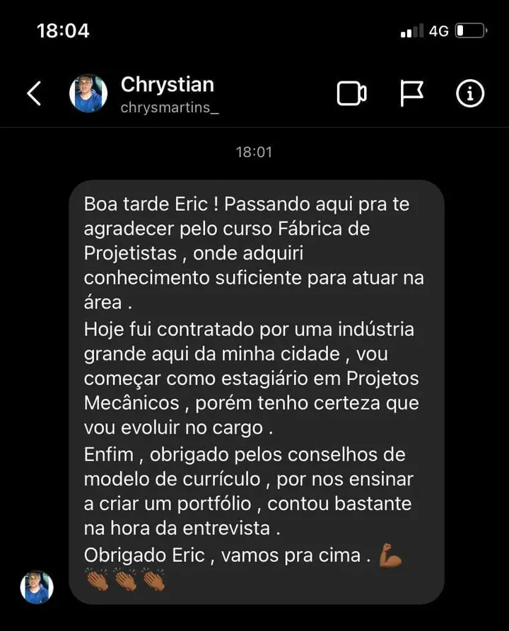Depoimento Chrystian
