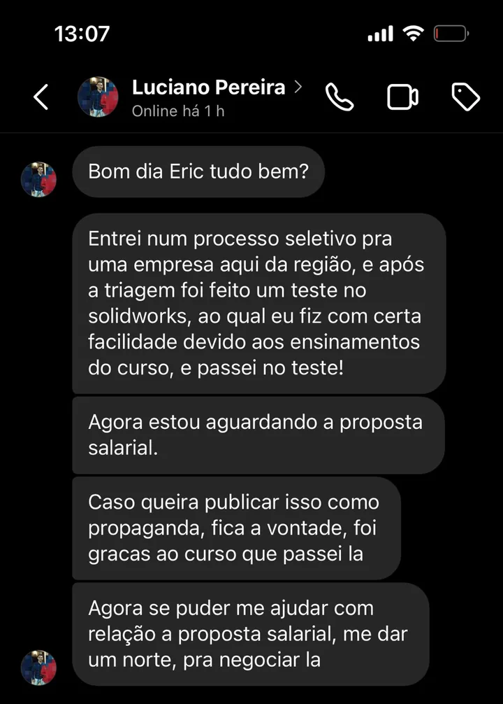 Depoimento Luciano Pereira